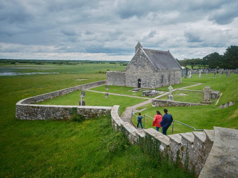 Family, Clonmacnoise Monastic Site, Shannonbridge, Athlone, Co Offaly