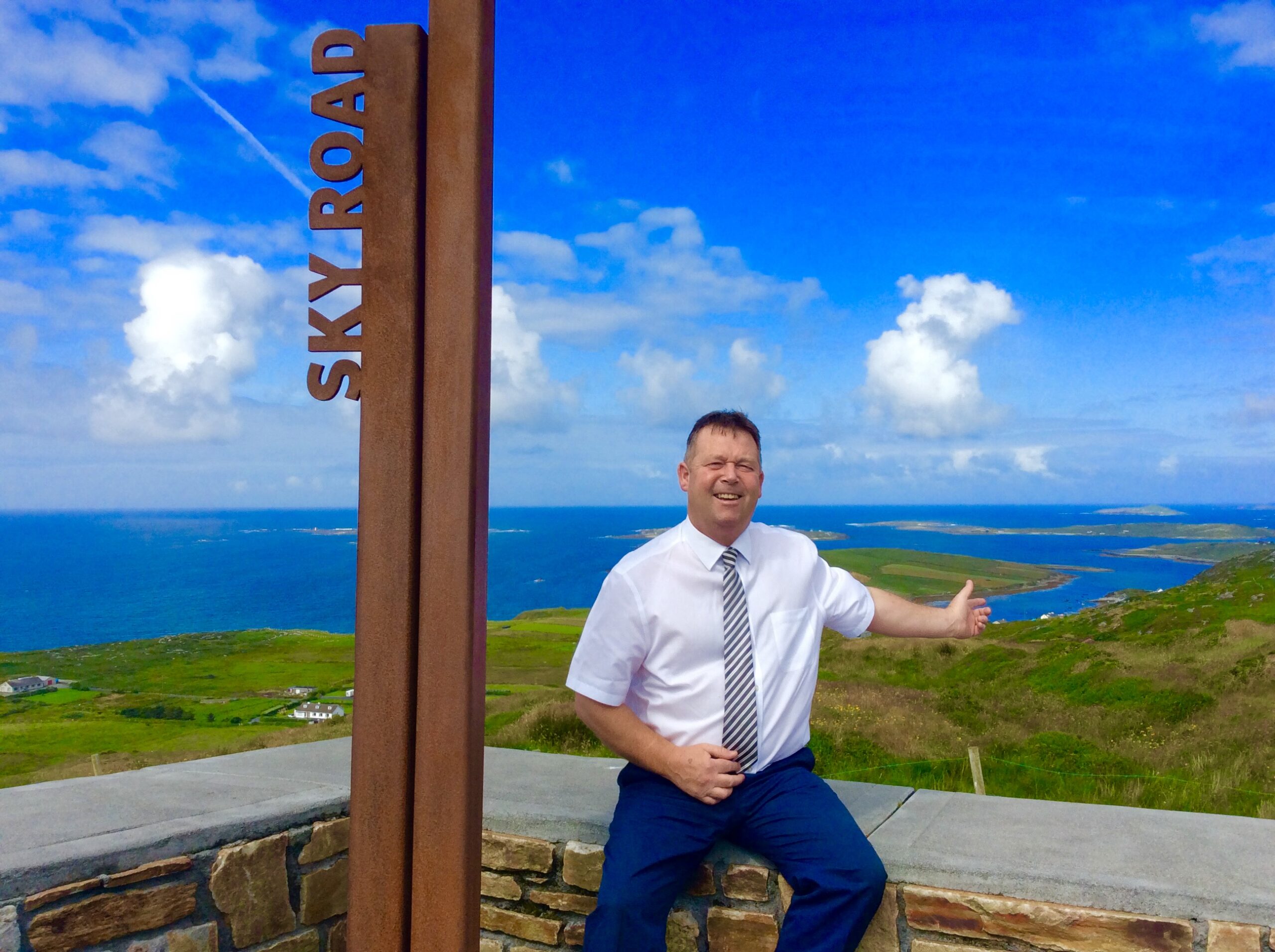 Paul our Driver/Guide at the Sky Road Clifden July 2026
