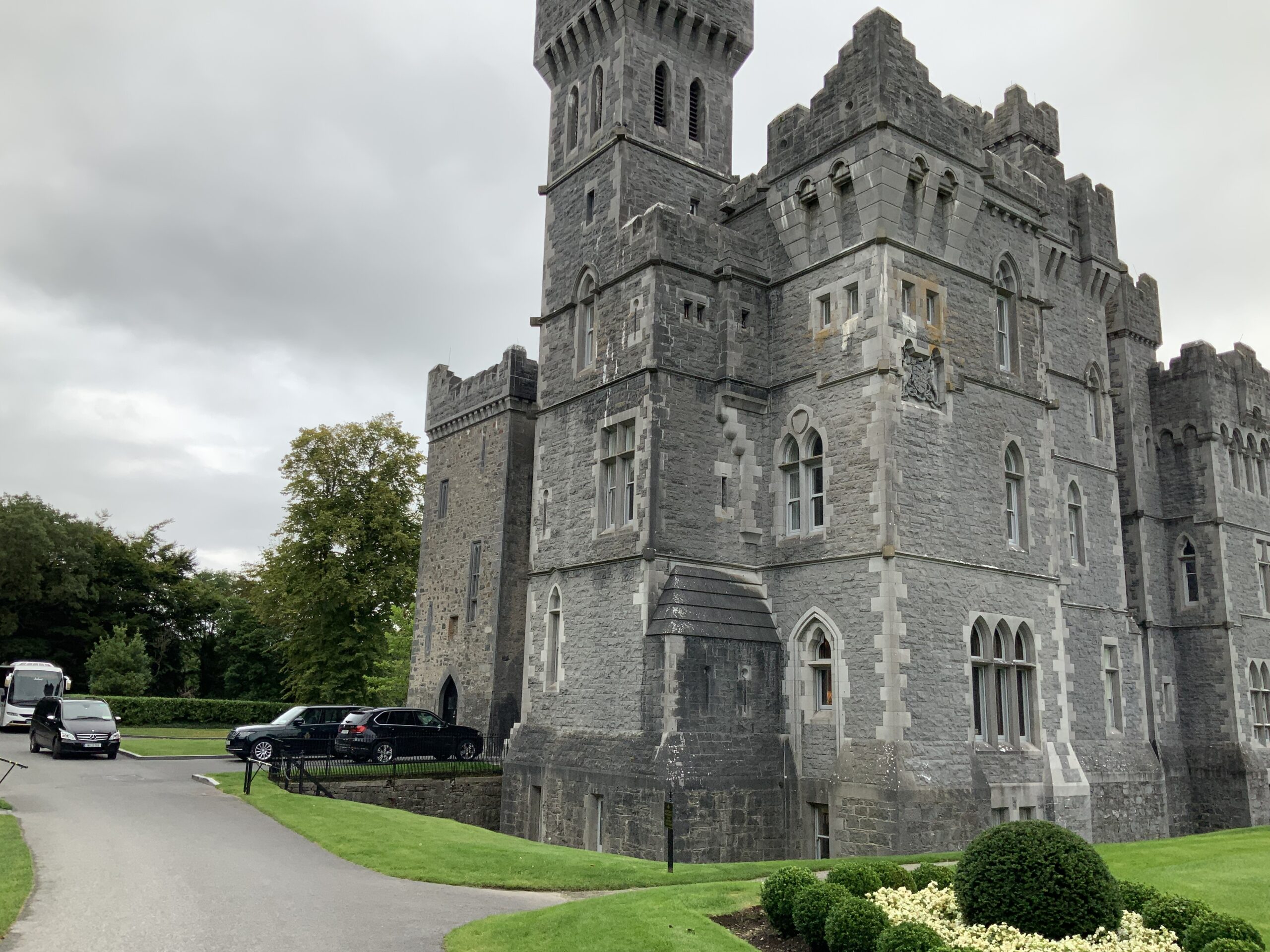 Beautiful Ashford Castle on a sunny day