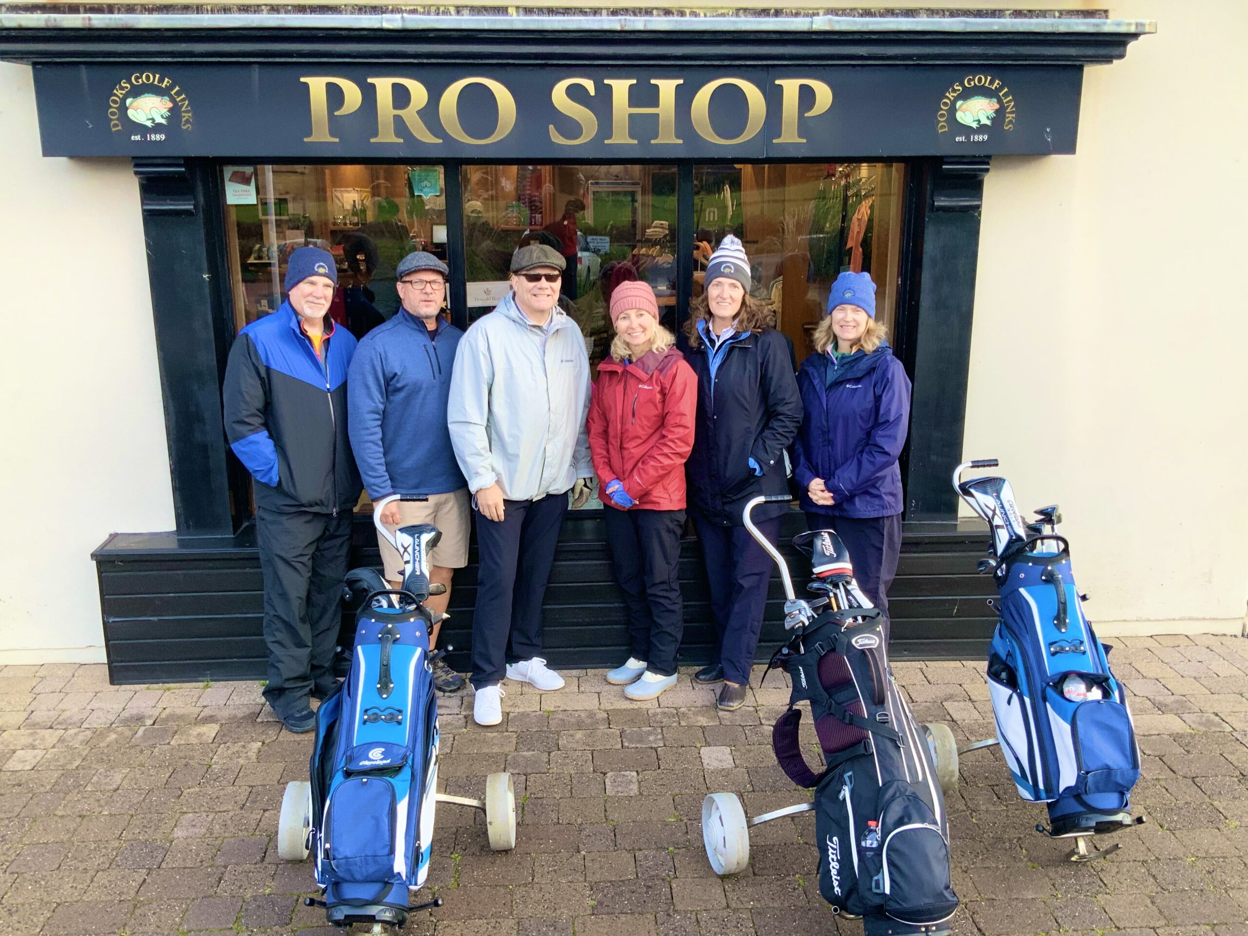 Golfers at the Pro Shop at Adare Manor