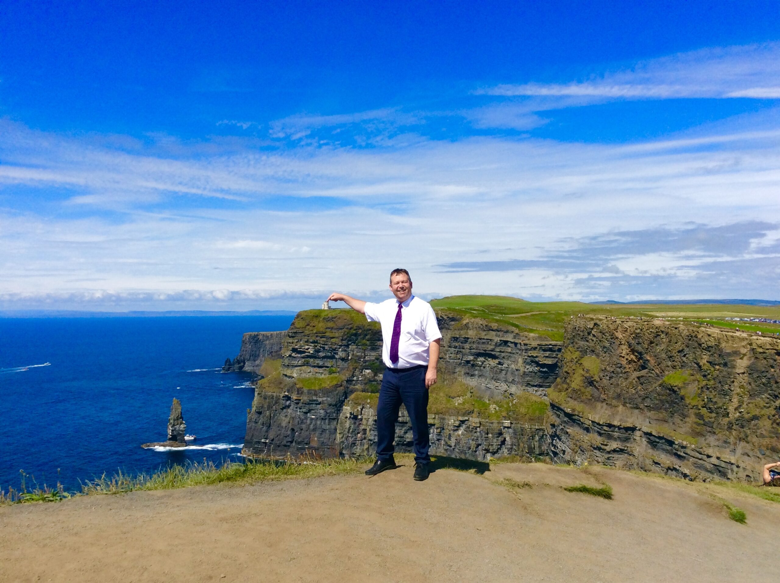 Paul at the Magestic Cliffs of Moher